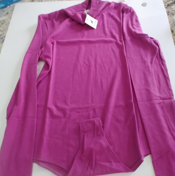 Li Unicorn Purple Ribbed Bodysuit Small - Picture 2 of 3